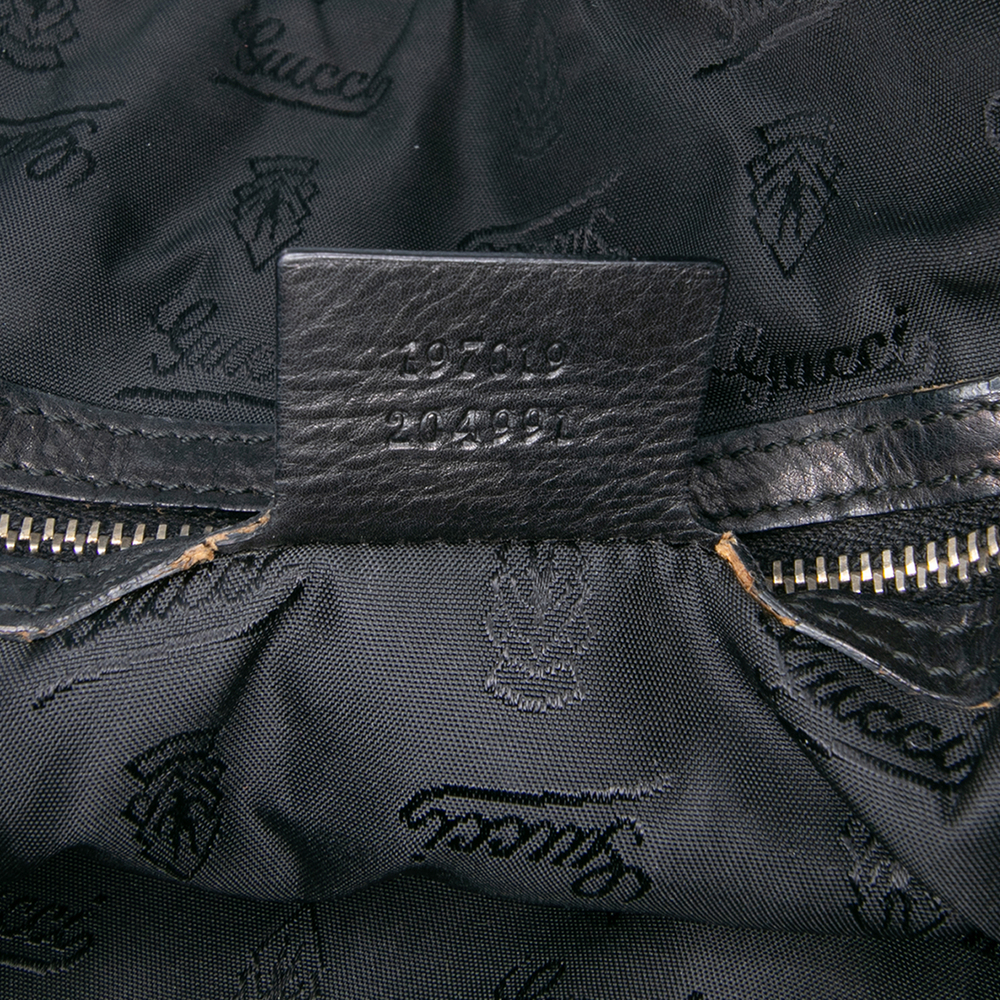 Pre-Loved Gucci Large Patent Hysteria Satchel - Picture 6 of 9